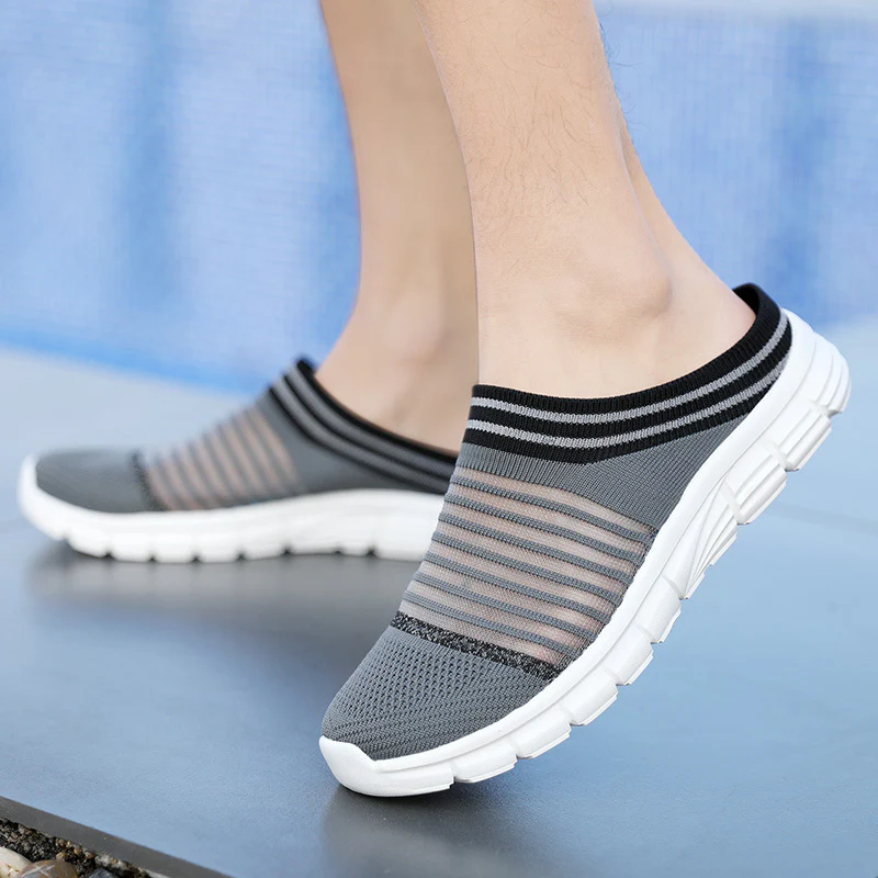 Damen Atmungsaktive Slip-On Sneakers mit elastischem Design und flexibler Sohle Heidi Mode - Image 4