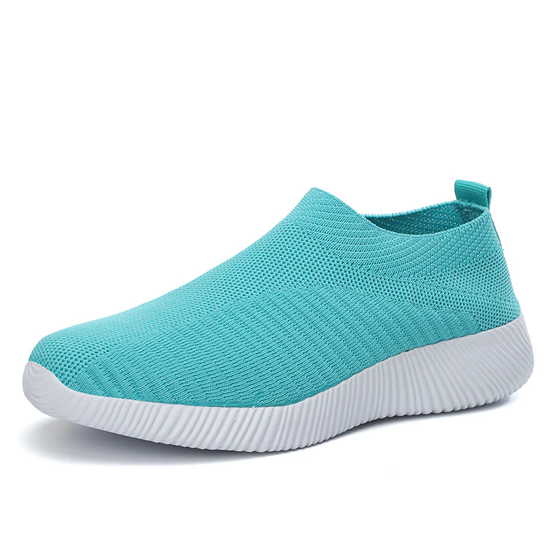 Damen atmungsaktive Slip-On Sneakers mit elastischem Obermaterial Heidi Mode - Image 10