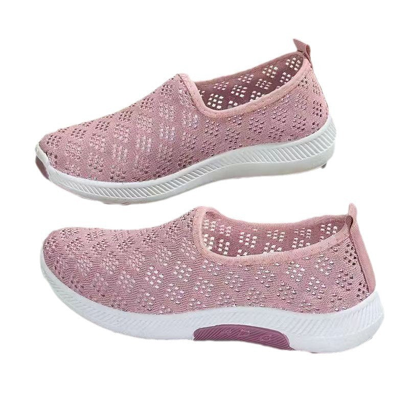 Damen Atmungsaktive Slip-On Sneakers mit elastischem Obermaterial und dämpfender Sohle Heidi Mode - Image 5