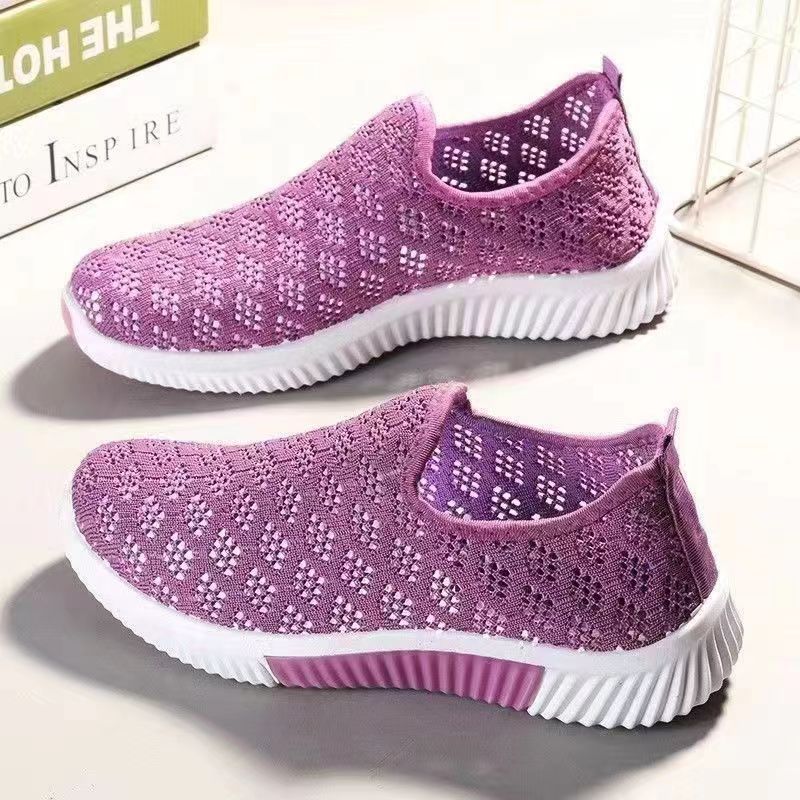 Damen Atmungsaktive Slip-On Sneakers mit elastischem Obermaterial und dämpfender Sohle Heidi Mode - Image 6