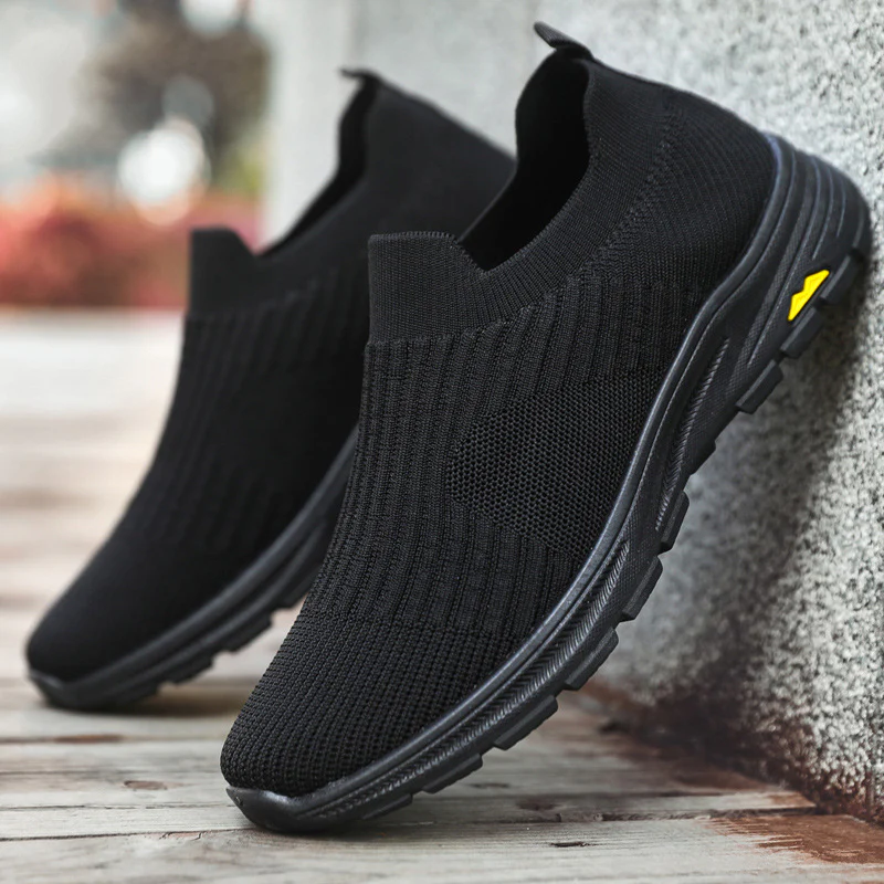 Damen Atmungsaktive Slip-On Sneakers mit elastischem Strick-Obermaterial Heidi Mode - Image 3