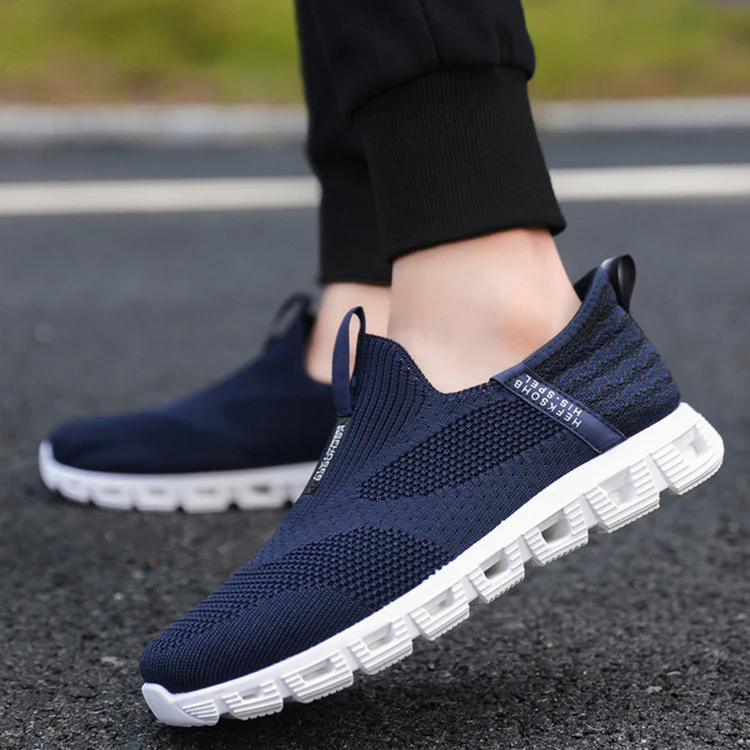Damen Atmungsaktive Slip-On Sneakers mit elastischem Strickoberteil und rutschfester Sohle Heidi Mode - Image 4