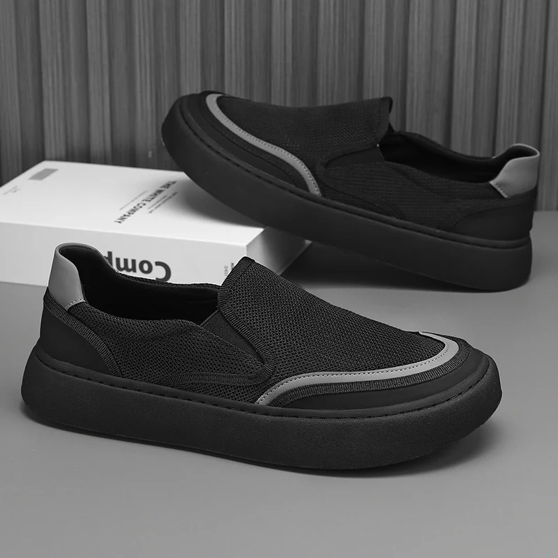 Damen Atmungsaktive Slip-On Sneakers mit elastischen Einsätzen Heidi Mode - Image 2