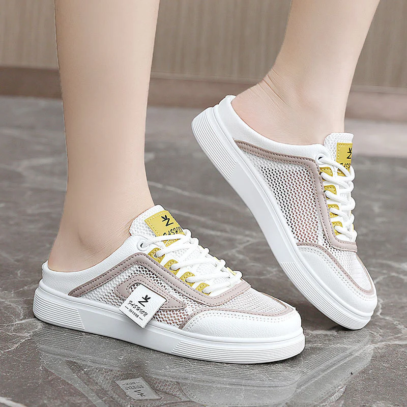 Damen Atmungsaktive Slip-On Sneakers mit elegantem Mesh-Design Heidi Mode - Image 3