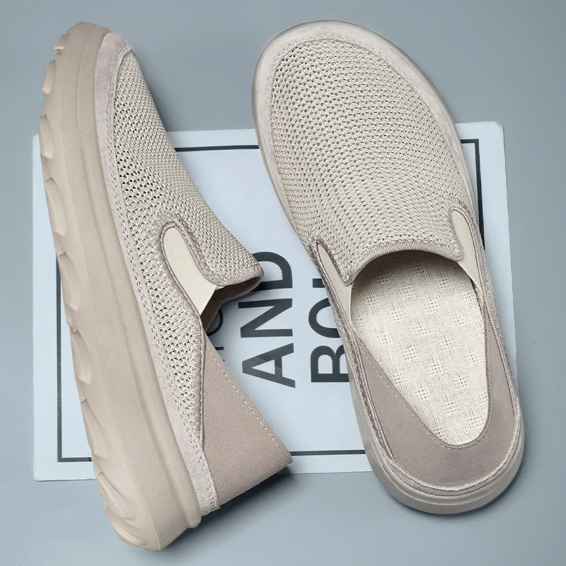 Damen Atmungsaktive Slip-On Sneakers mit flexiblem Mesh-Obermaterial Heidi Mode - Image 3