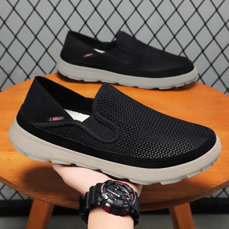 Damen Atmungsaktive Slip-On Sneakers mit flexiblem Mesh-Obermaterial Heidi Mode - Image 6
