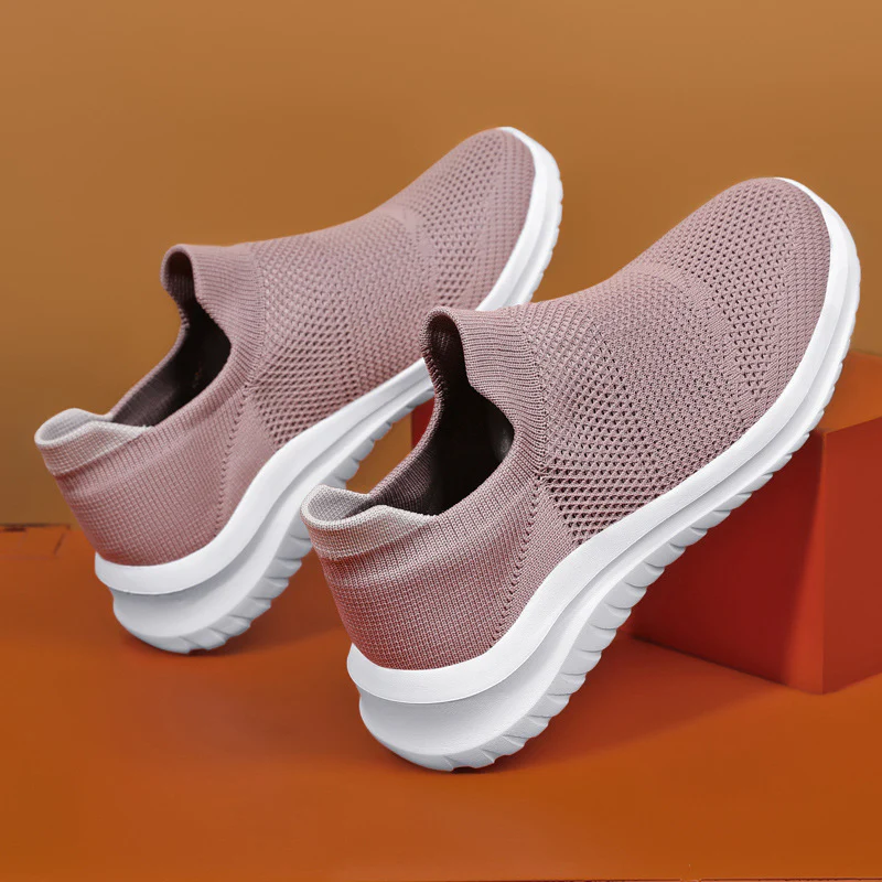 Damen Atmungsaktive Slip-On Sneakers mit flexiblem Obermaterial Heidi Mode - Image 4