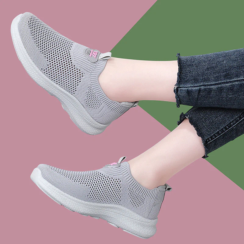 Damen Atmungsaktive Slip-On Sneakers mit flexiblem Obermaterial Heidi Mode - Image 4