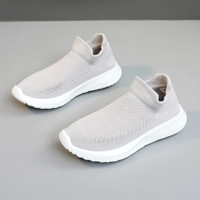Damen atmungsaktive Slip-On Sneakers mit flexiblem Strick-Obermaterial Heidi Mode - Image 2