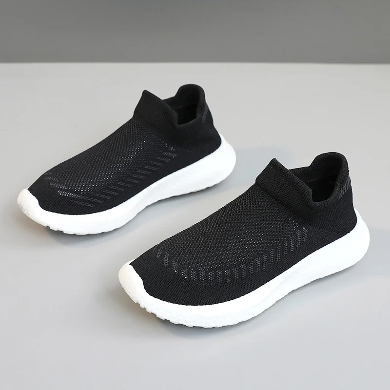 Damen atmungsaktive Slip-On Sneakers mit flexiblem Strick-Obermaterial Heidi Mode - Image 6