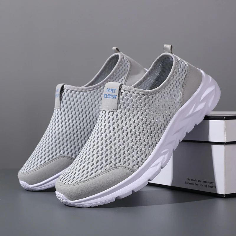 Damen Atmungsaktive Slip-On Sportschuhe mit elastischem Einschlupf Heidi Mode - Image 2