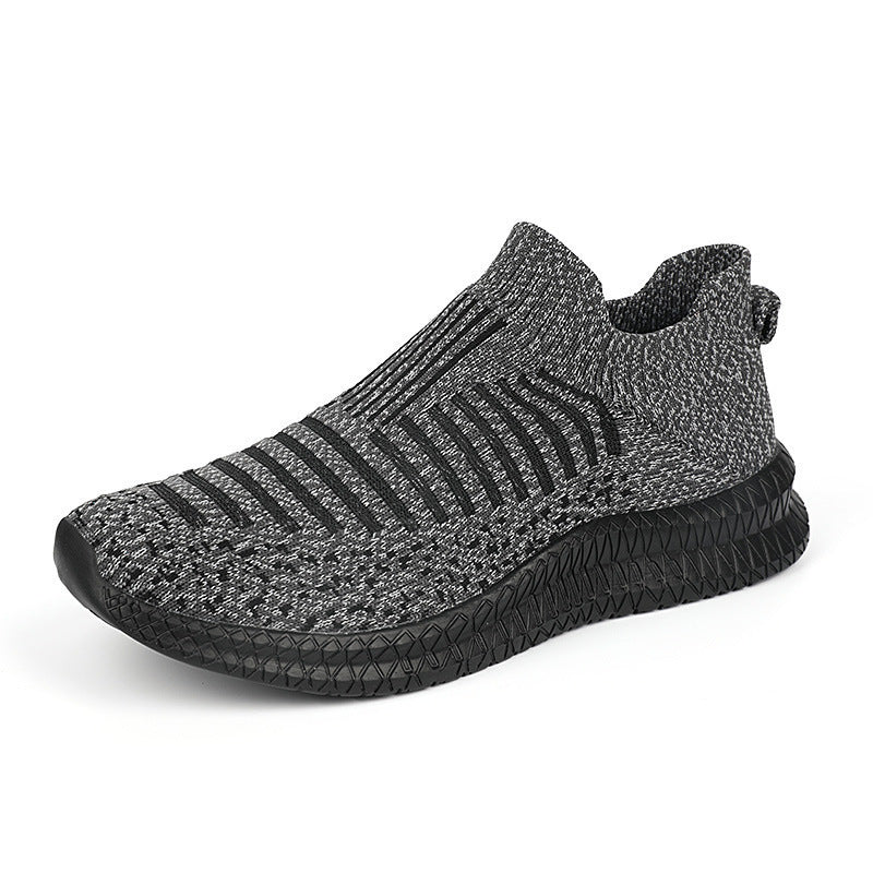 Damen Atmungsaktive Slip-On Sportschuhe mit elastischem Strickmaterial Heidi Mode - Image 2