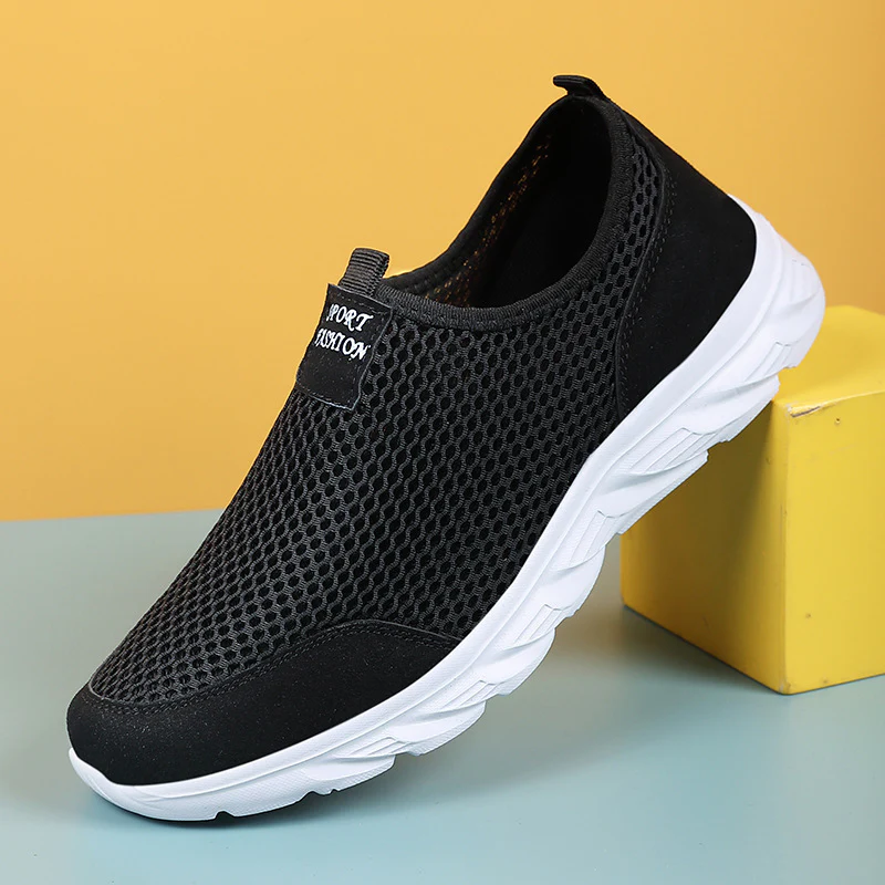 Damen Atmungsaktive Slip-On Sportschuhe mit flexiblem Sohlenaufbau Heidi Mode - Image 2