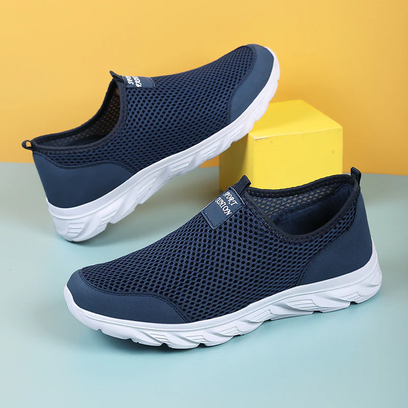 Damen Atmungsaktive Slip-On Sportschuhe mit flexiblem Sohlenaufbau Heidi Mode - Image 3