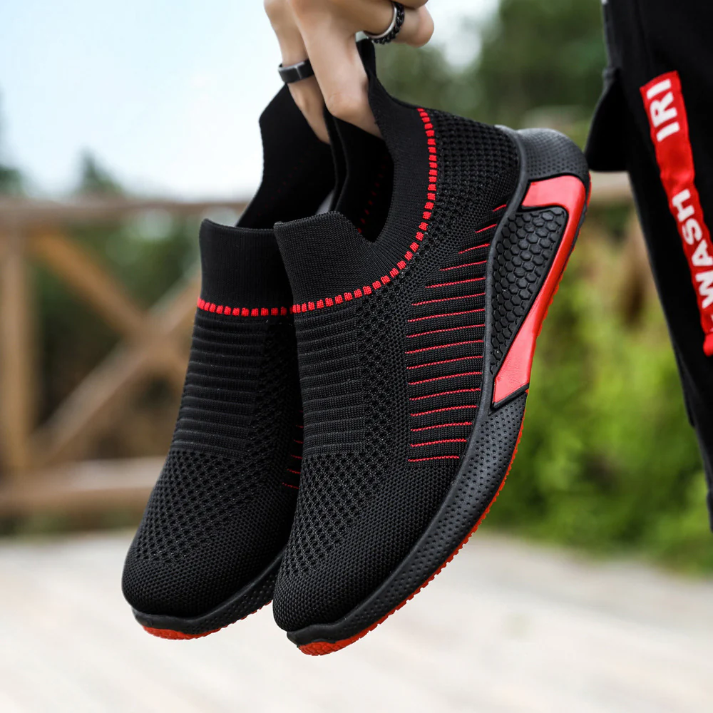 Damen Atmungsaktive Slip-On Sportschuhe mit flexibler Sohle Heidi Mode - Image 3