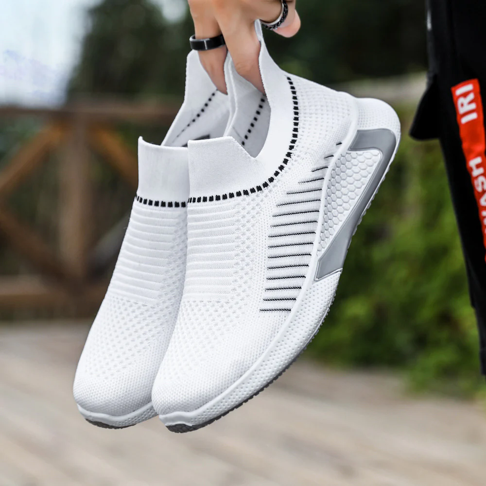 Damen Atmungsaktive Slip-On Sportschuhe mit flexibler Sohle Heidi Mode - Image 4