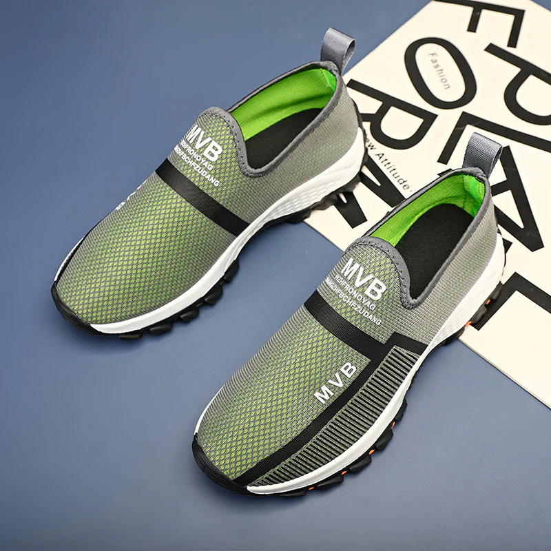 Damen Atmungsaktive Slip-On Sportschuhe mit rutschfester Sohle Heidi Mode - Image 2