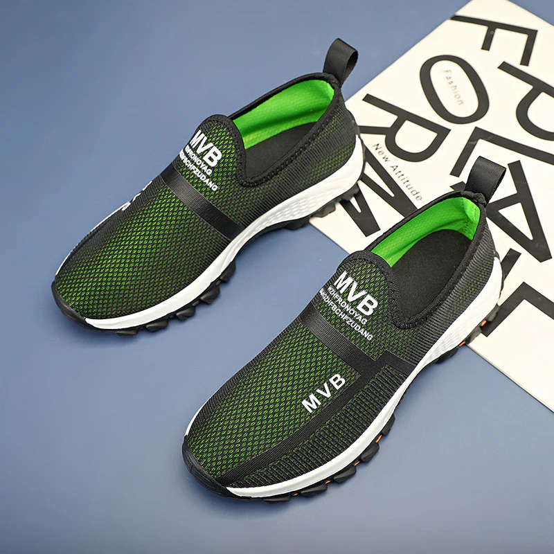 Damen Atmungsaktive Slip-On Sportschuhe mit rutschfester Sohle Heidi Mode - Image 3