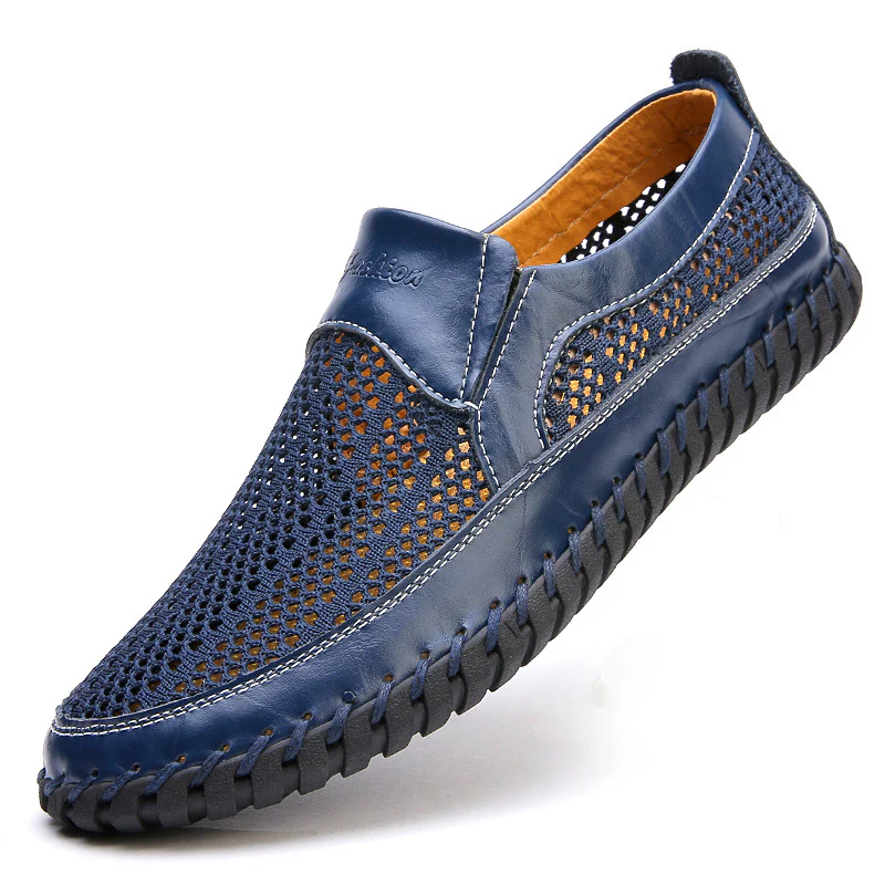 Damen Atmungsaktive Slipper aus weichem Leder mit flexiblem SohlenDesign Heidi Mode - Image 2