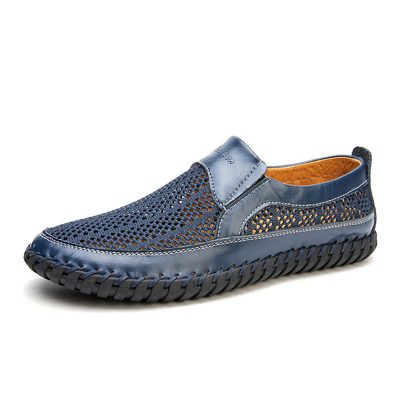 Damen Atmungsaktive Slipper aus weichem Leder mit flexiblem SohlenDesign Heidi Mode - Image 9