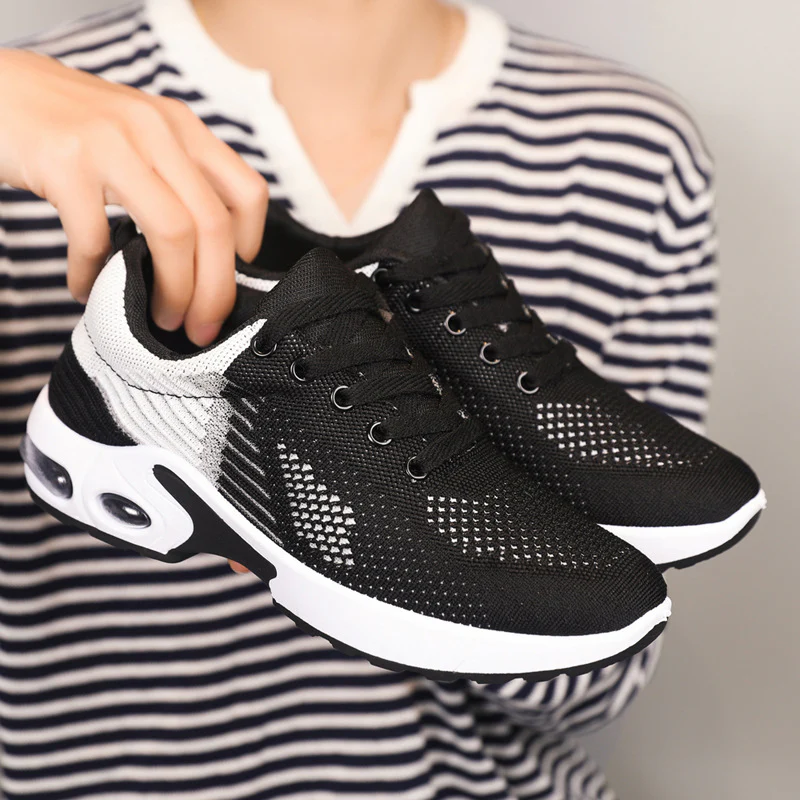 Damen Atmungsaktive Sneaker mit dämpfenden Luftpolstern Heidi Mode - Image 8