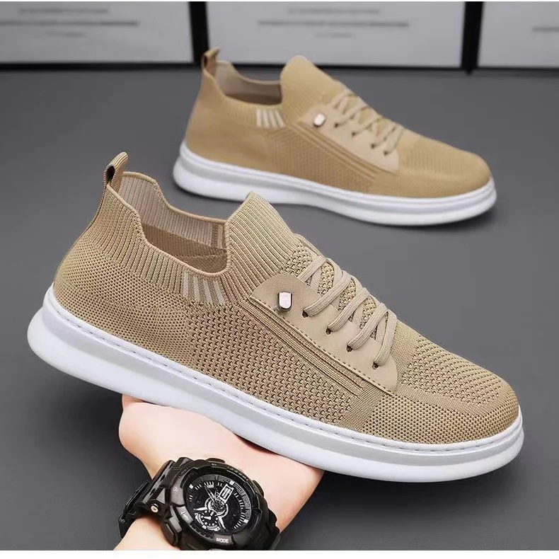 Damen Atmungsaktive Sneaker mit flexibel strickbarem Obermaterial und stoßdämpfender Sohle Heidi Mode - Image 3