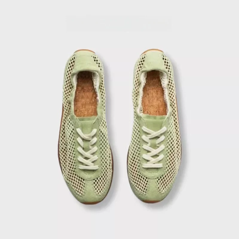 Damen Atmungsaktive Sneakers mit flexiblem Netzmaterial Heidi Mode - Image 3