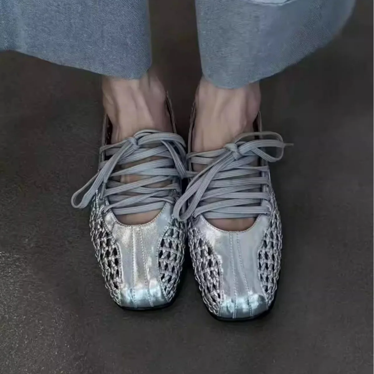 Damen Atmungsaktive Sneakers mit luftiger Netzstruktur und flexibler Sohle Heidi Mode - Image 3