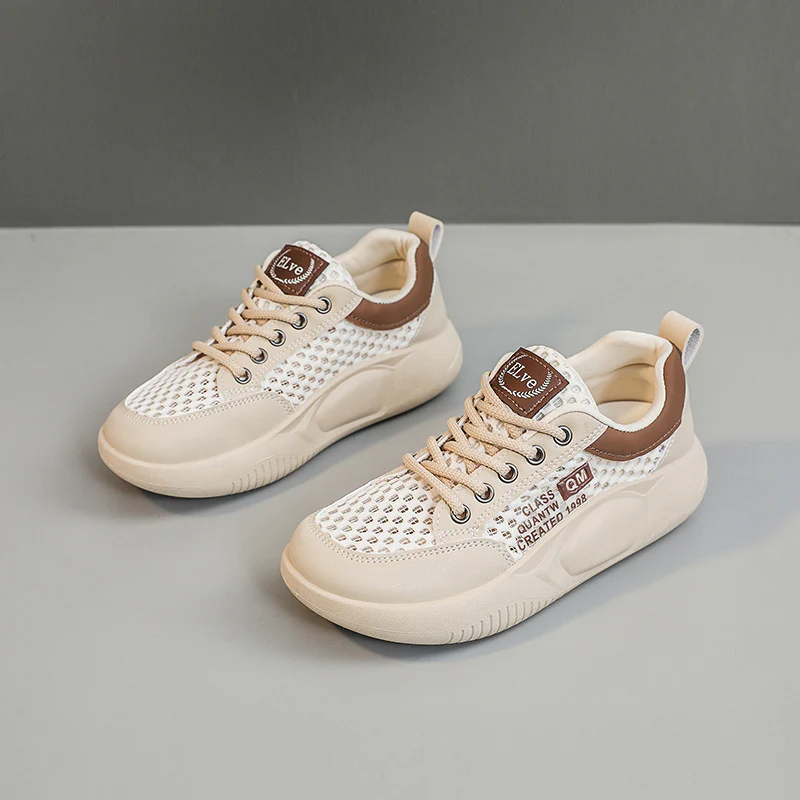 Damen Atmungsaktive Sneakers mit modischem Netzdesign und dämpfender Sohle Heidi Mode - Image 6
