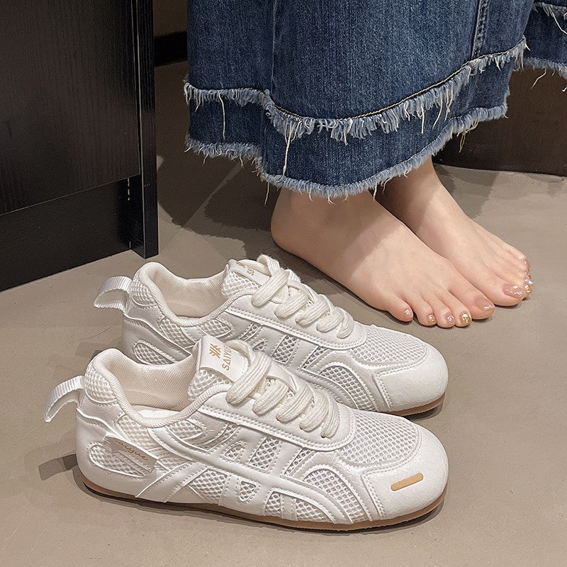 Damen Atmungsaktive Sneakers mit strukturiertem Obermaterial und rutschfester Sohle Heidi Mode - Image 4