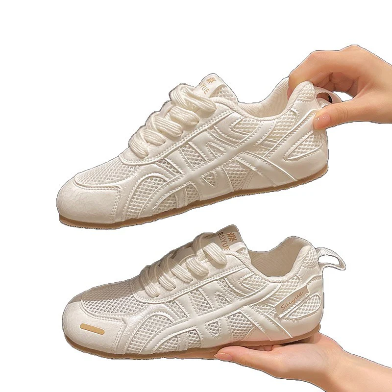 Damen Atmungsaktive Sneakers mit strukturiertem Obermaterial und rutschfester Sohle Heidi Mode - Image 5