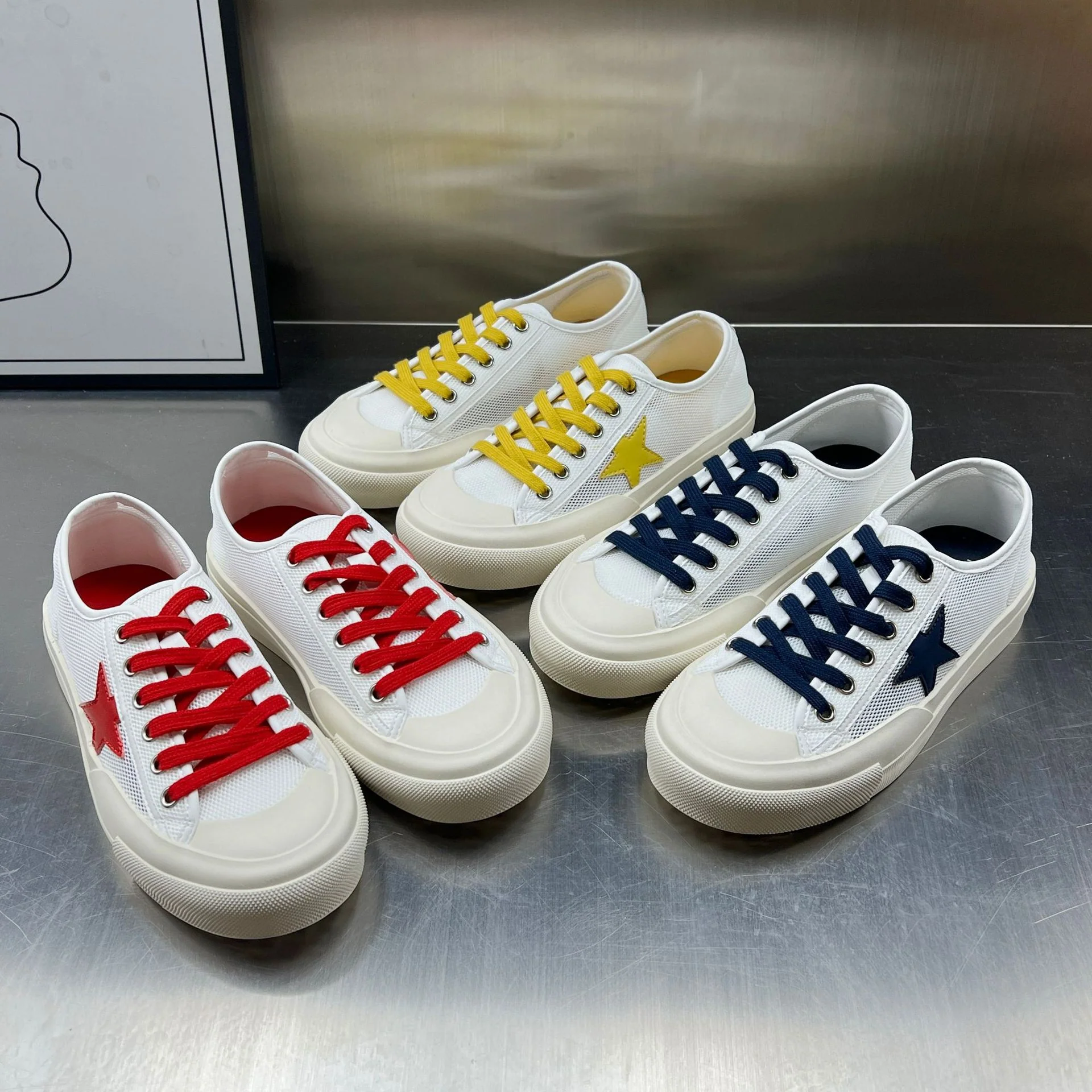 Damen Atmungsaktive Sneakers mit stylischem Mesh-Obermaterial und gemütlicher Innensohle Heidi Mode - Image 4