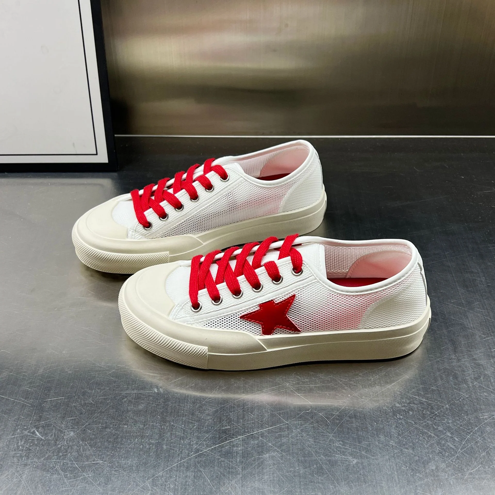 Damen Atmungsaktive Sneakers mit stylischem Mesh-Obermaterial und gemütlicher Innensohle Heidi Mode - Image 7