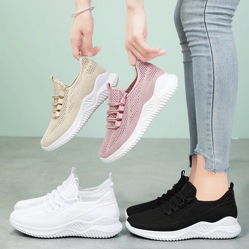 Damen Atmungsaktive Sport-Sneaker mit dreidimensionalem Obermaterial Heidi Mode - Image 3