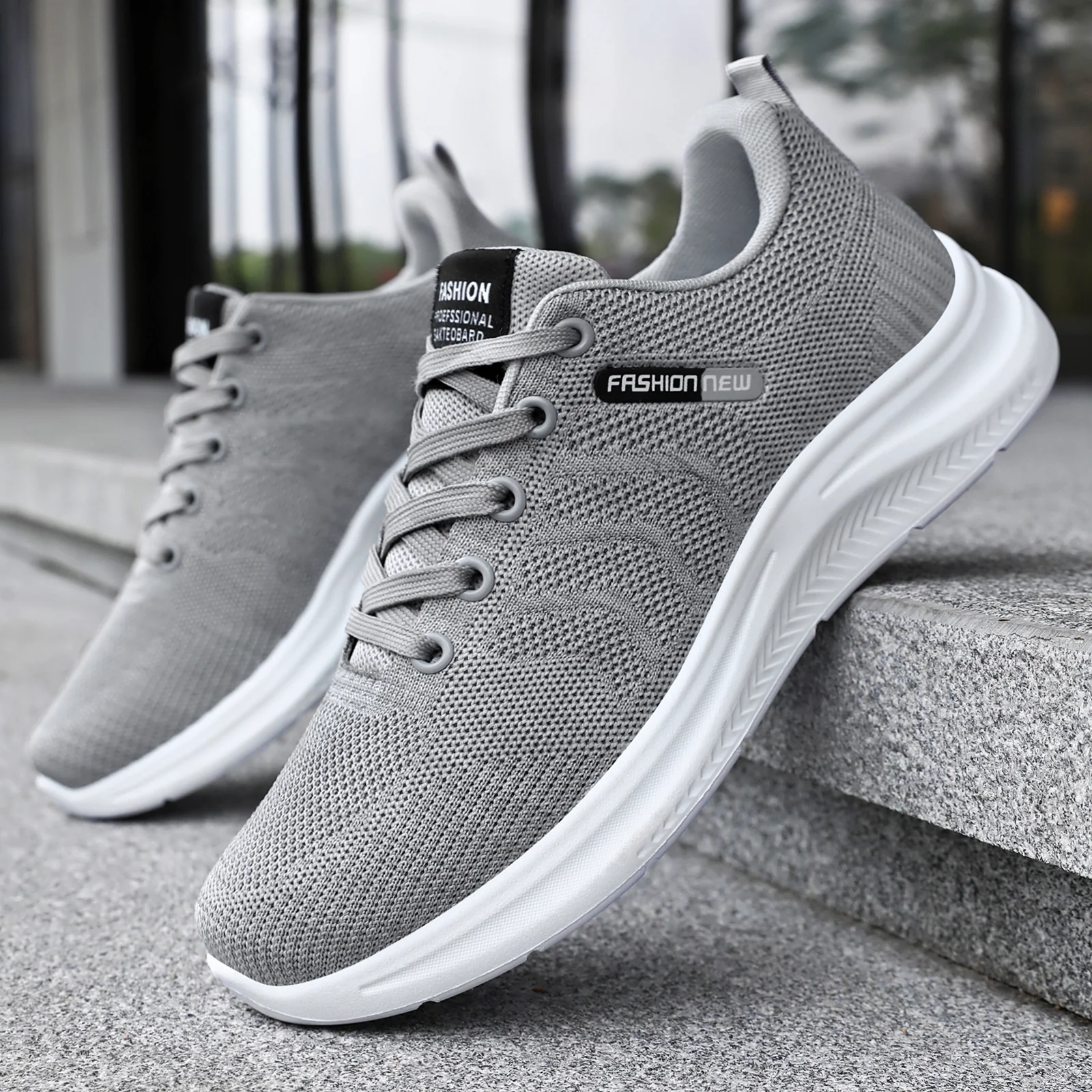 Damen Atmungsaktive Sport-Sneaker mit flexiblem Mesh-Obermaterial Heidi Mode - Image 2