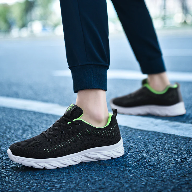 Damen atmungsaktive Sport-Sneaker mit flexiblem Sohlenprofil Heidi Mode - Image 2