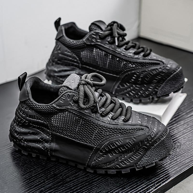 Damen atmungsaktive Sport-Sneaker mit innovativer Textur und rutschfester Sohle Heidi Mode