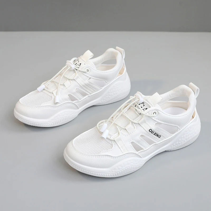 Damen Atmungsaktive Sport Sneakers mit elastischen Schnürsenkeln Heidi Mode - Image 7