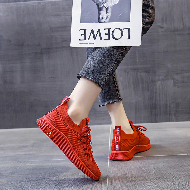 Damen Atmungsaktive Sport Sneakers mit flexiblem Schaft und rutschfester Sohle Heidi Mode - Image 2