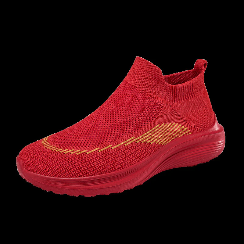 Damen Atmungsaktive Sport Sneakers mit flexiblem Strick-Obermaterial Heidi Mode - Image 3