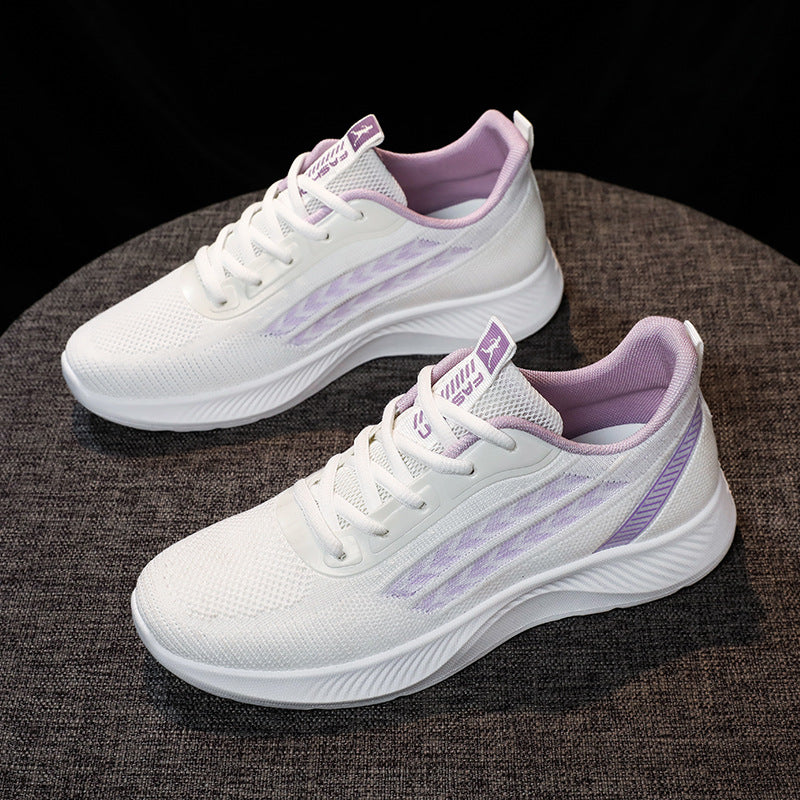 Damen Atmungsaktive Sport Sneakers mit flexiblem Strickdesign Heidi Mode - Image 4