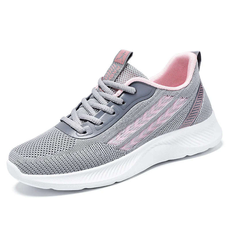 Damen Atmungsaktive Sport Sneakers mit flexiblem Strickdesign Heidi Mode - Image 6
