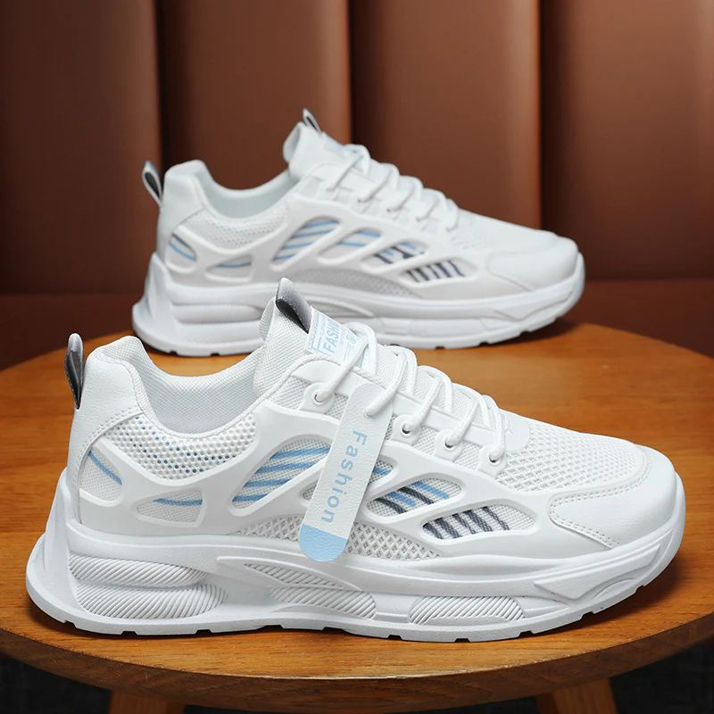 Damen Atmungsaktive Sport Sneakers mit modernen Einsätzen und stoßdämpfender Sohle Heidi Mode - Image 2