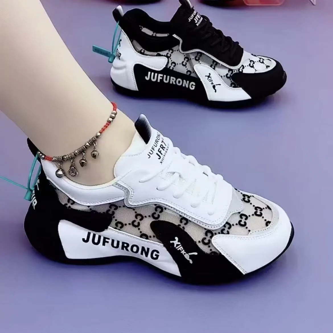 Damen Atmungsaktive Sportschuhe mit extraleichtem Mesh und rutschfester Sohle Heidi Mode - Image 2