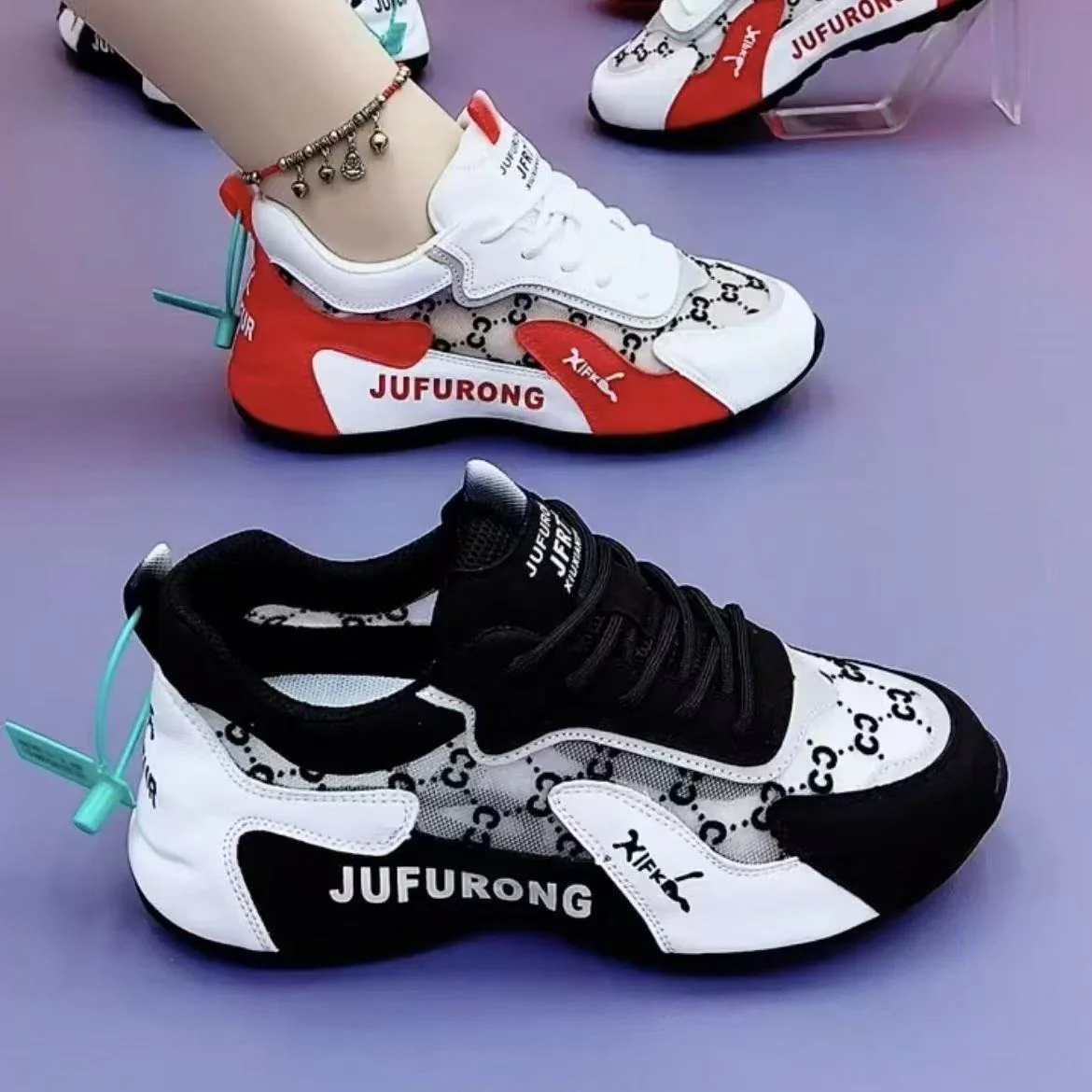 Damen Atmungsaktive Sportschuhe mit extraleichtem Mesh und rutschfester Sohle Heidi Mode - Image 3