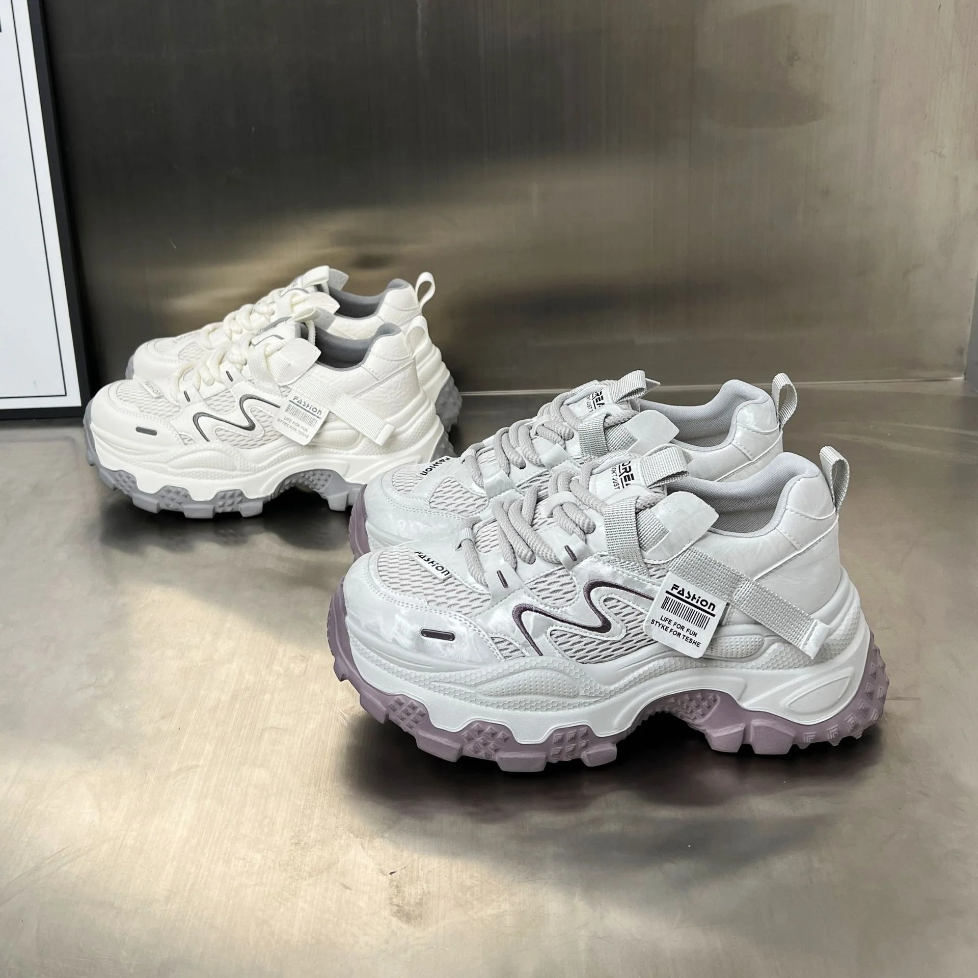 Damen Atmungsaktive Sportsneakers mit ergonomischer Dämpfungstechnologie Heidi Mode - Image 3