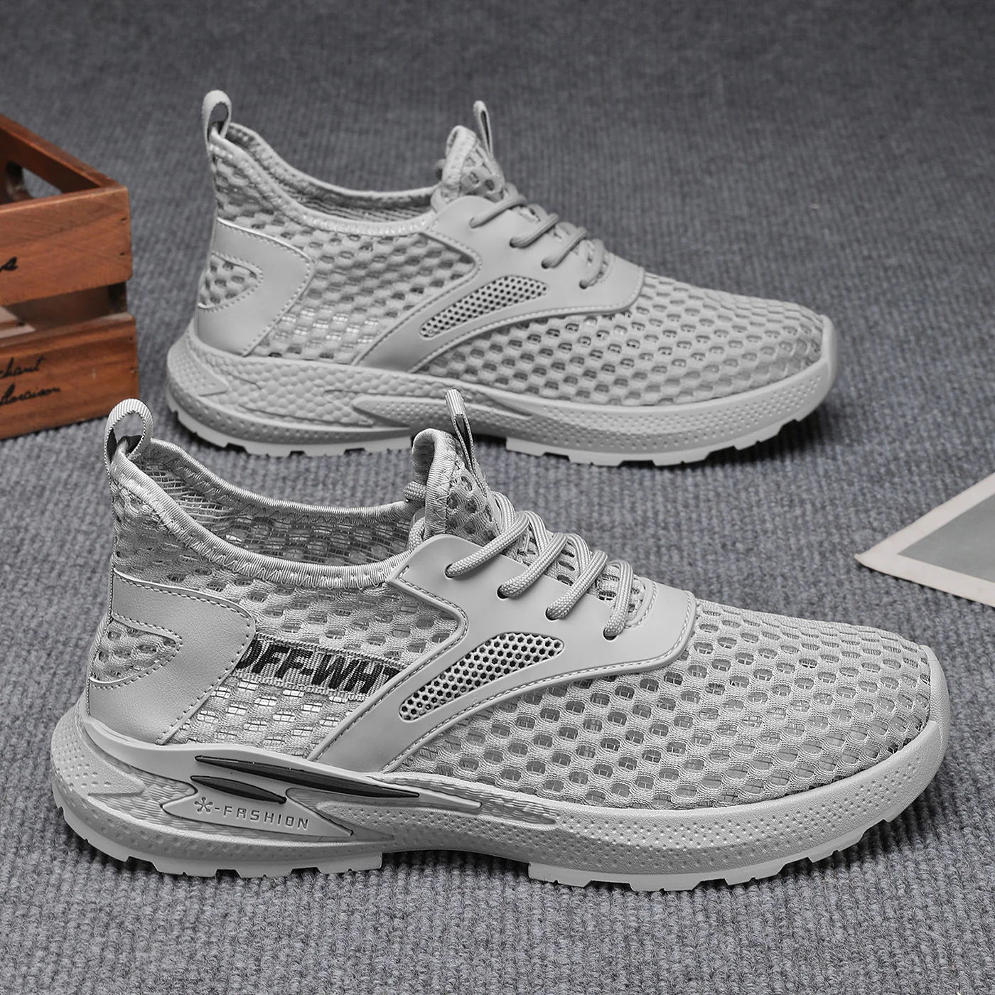 Damen Atmungsaktive Sportsneakers mit flexibler Sohle und rutschfestem Profil Heidi Mode - Image 2