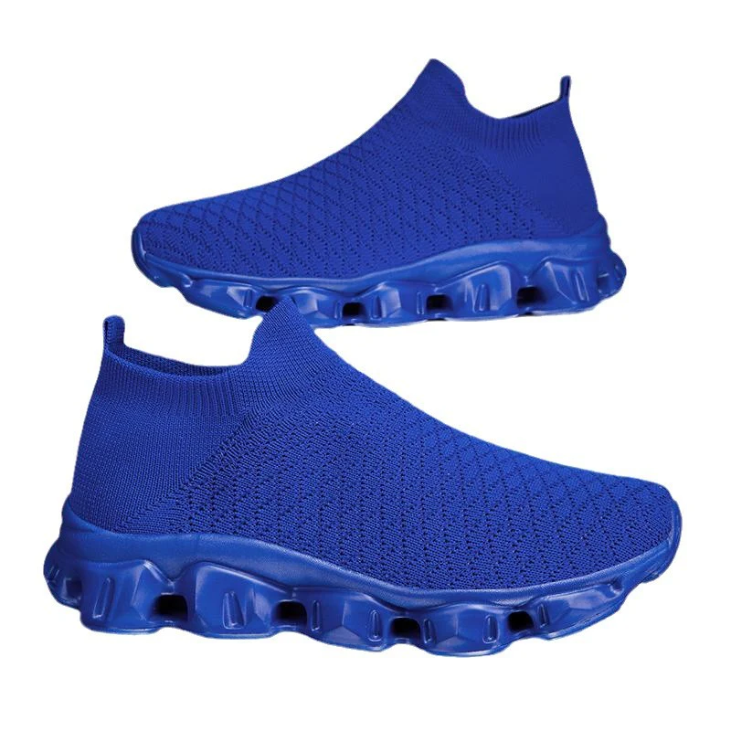 Damen Atmungsaktive Strick-Laufschuhe mit rutschfester Sohle Heidi Mode - Image 3