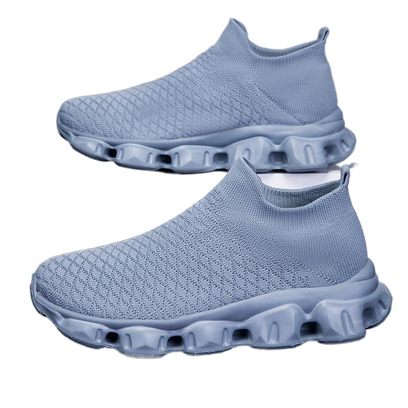 Damen Atmungsaktive Strick-Laufschuhe mit rutschfester Sohle Heidi Mode - Image 5