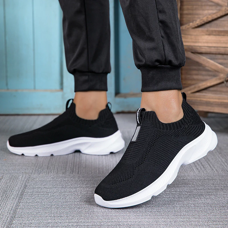 Damen Atmungsaktive Strick-Sneaker mit elastischem Einstieg Heidi Mode - Image 7